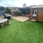 Artifical grass and patio area dublin