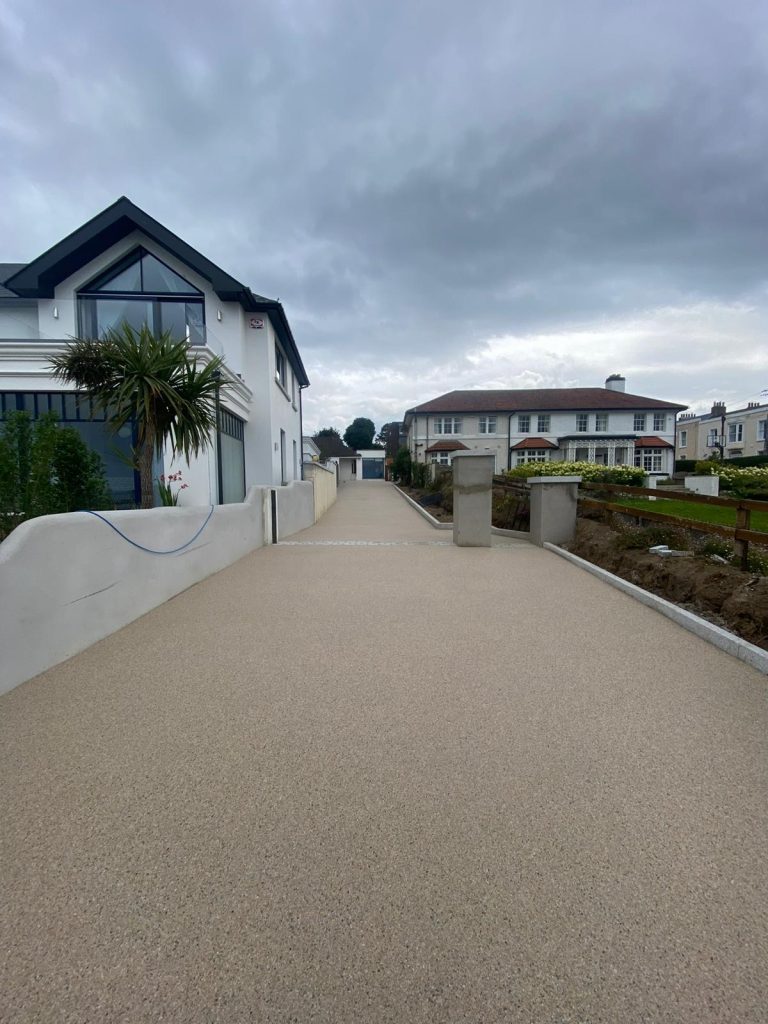 new resin surface driveway
