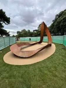 New resin paving at the pheonix park in Dublin at the HIV memorial monument. Completed by Kilcroney Paving Contractors.